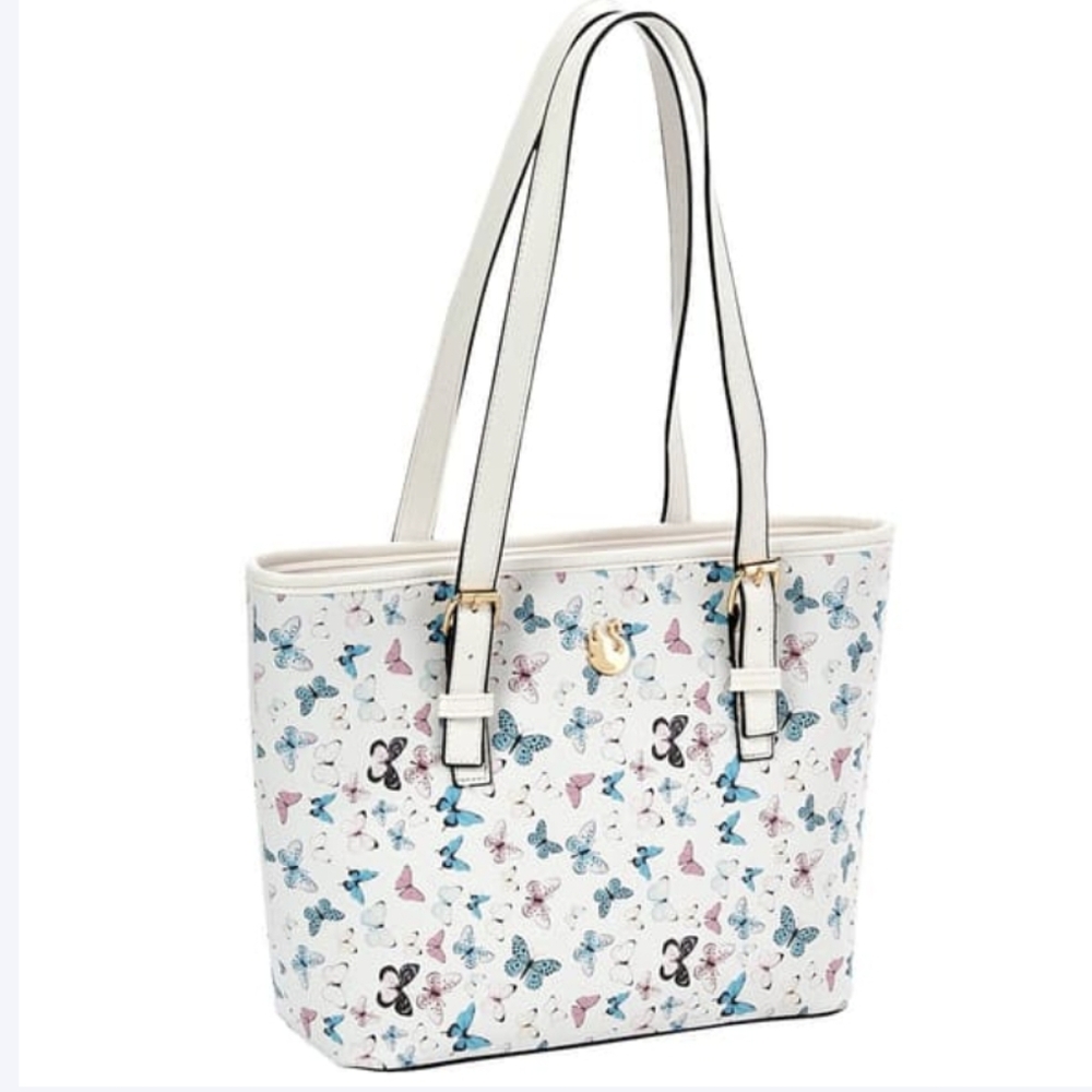 Gloria Vanderbilt Top Zip Butterfly Tote NWT - Picture 5 of 10